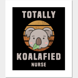 Koalafied Nurse - Koala Pun Posters and Art